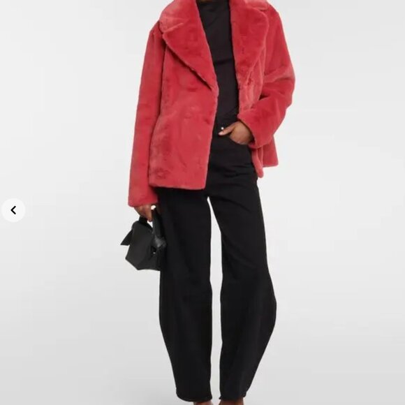 Velvet by Graham & Spencer Raquel Fur Jacket, NWT - Picture 3 of 6